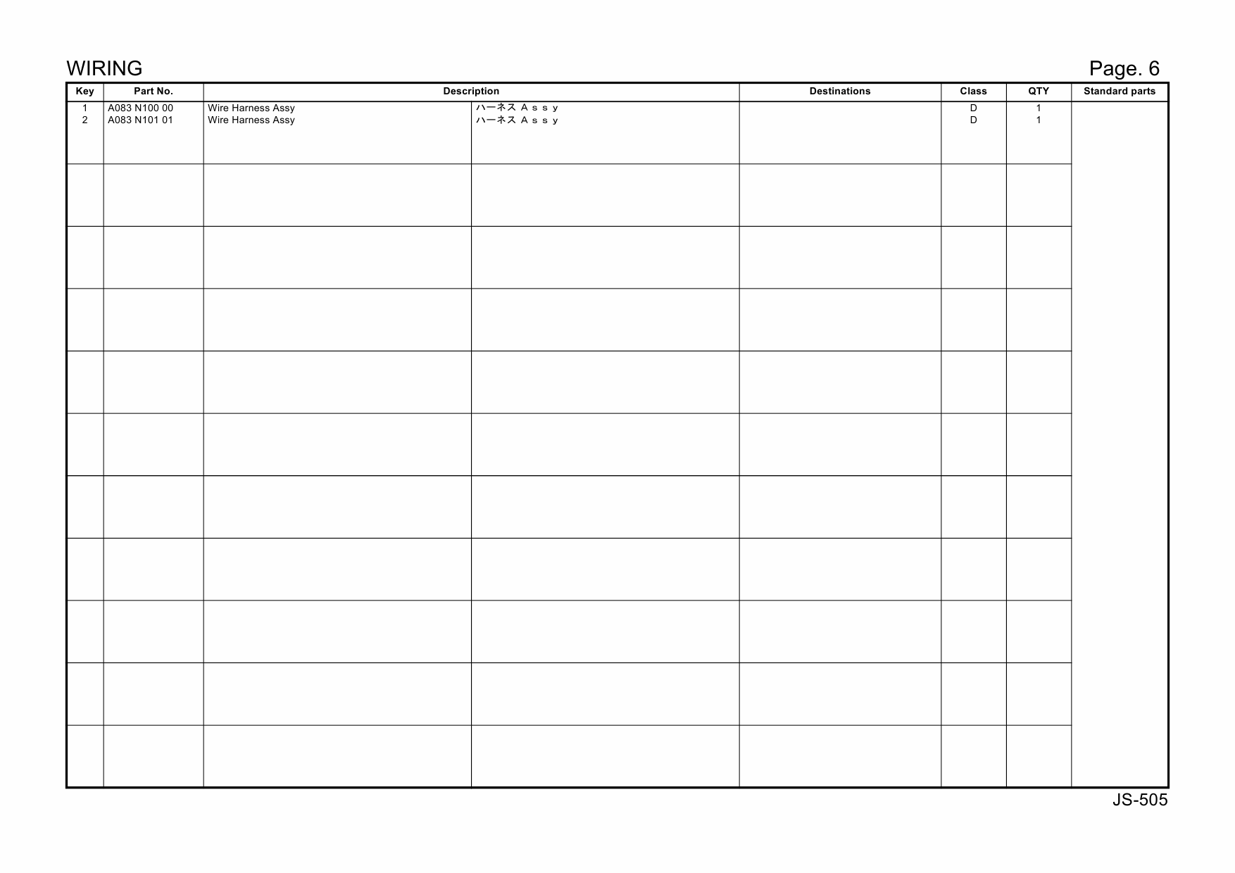 Konica-Minolta Options JS-505 A083 Parts Manual-5